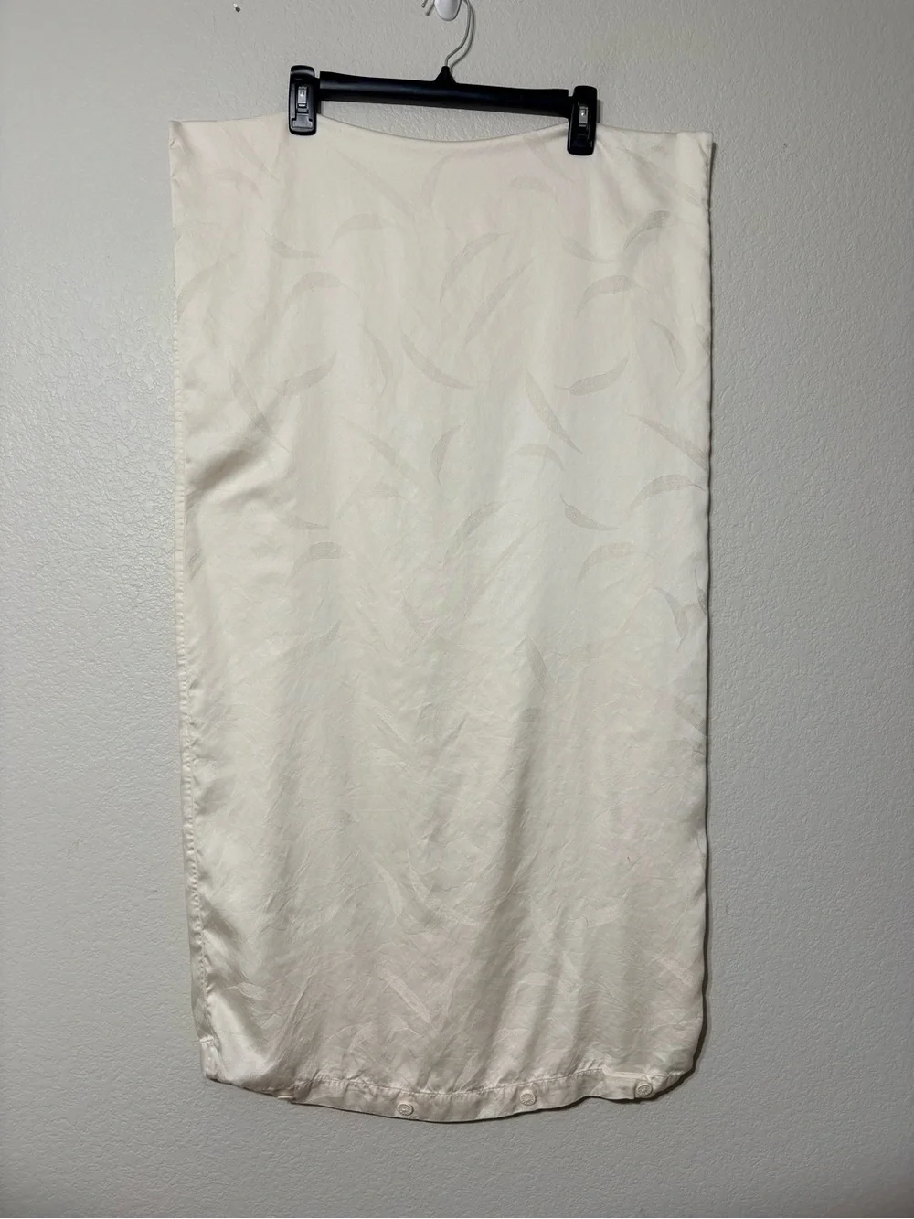 Legna SDH Ivory Satin Feel Lyocell King Size Single Pillow Case Made in Italy